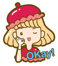 Raspberry Macaron Ray sticker #5864848