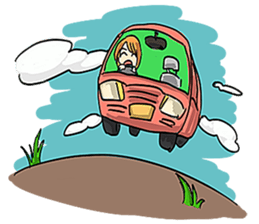 Scary When offend women sticker #5865020