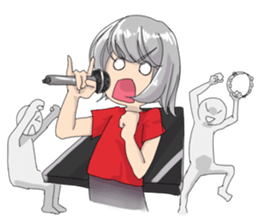 Scary When offend women sticker #5865049