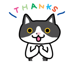 My cat "Mu-chan" sticker sticker #5865224