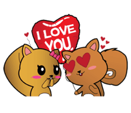 Bloom and Sasha the Balloon Lovers sticker #5865311