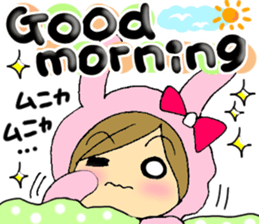 Sticker of English version rabbit Maimai sticker #5865993