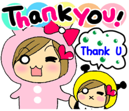 Sticker of English version rabbit Maimai sticker #5865995