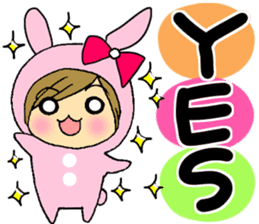 Sticker of English version rabbit Maimai sticker #5866001