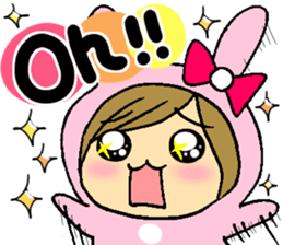 Sticker of English version rabbit Maimai sticker #5866013