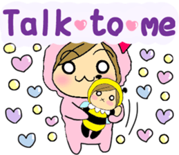 Sticker of English version rabbit Maimai sticker #5866024