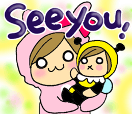 Sticker of English version rabbit Maimai sticker #5866029