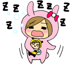 Sticker of English version rabbit Maimai sticker #5866030