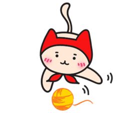 Red Hat Cat sticker #5866056