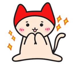 Red Hat Cat sticker #5866066