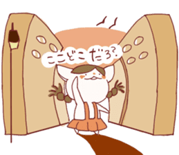 Dog policeman and kitten sticker #5866877