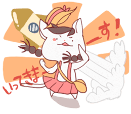 Dog policeman and kitten sticker #5866879