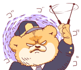 Dog policeman and kitten sticker #5866884