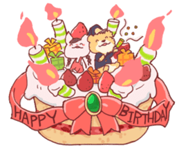 Dog policeman and kitten sticker #5866896