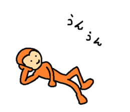 Daily conversation of monkey sticker #5866952