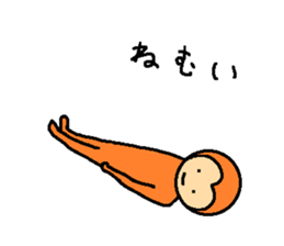 Daily conversation of monkey sticker #5866954