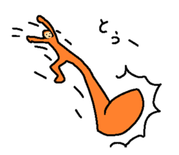 Daily conversation of monkey sticker #5866968