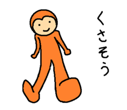 Daily conversation of monkey sticker #5866978