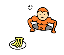 Daily conversation of monkey sticker #5866982