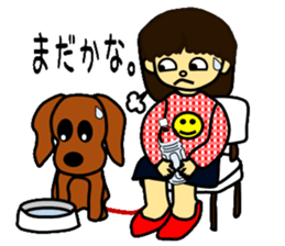 Chi-chan and Luke sticker #5867262