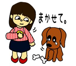 Chi-chan and Luke sticker #5867264