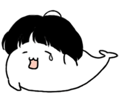 mush earless seals sticker #5867288