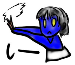 Woman ghost Sticker sticker #5867515