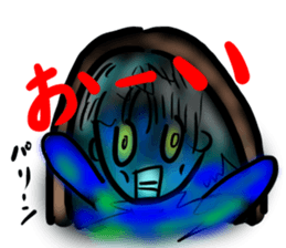 Woman ghost Sticker sticker #5867517