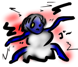 Woman ghost Sticker sticker #5867532