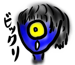 Woman ghost Sticker sticker #5867537