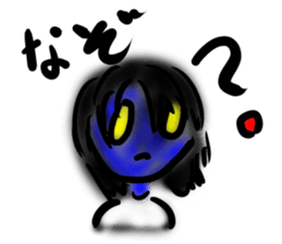 Woman ghost Sticker sticker #5867541