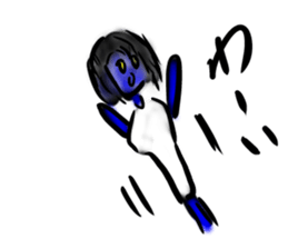 Woman ghost Sticker sticker #5867549