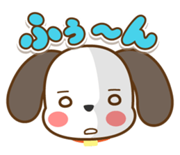 The dog which answers sticker sticker #5868001