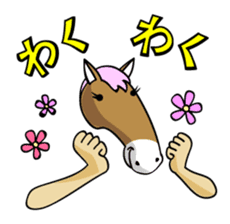 Horse Face Girl sticker #5868286