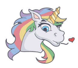RAINBOW Unicorn ELLERY sticker #5868873