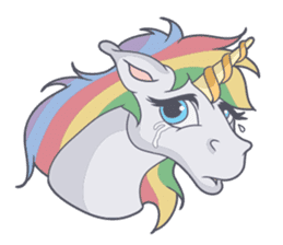 RAINBOW Unicorn ELLERY sticker #5868875