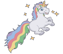 RAINBOW Unicorn ELLERY sticker #5868879