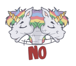 RAINBOW Unicorn ELLERY sticker #5868881