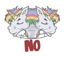 RAINBOW Unicorn ELLERY sticker #5868881