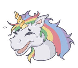 RAINBOW Unicorn ELLERY sticker #5868882