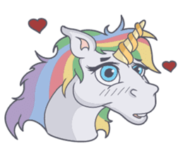 RAINBOW Unicorn ELLERY sticker #5868883