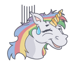 RAINBOW Unicorn ELLERY sticker #5868885