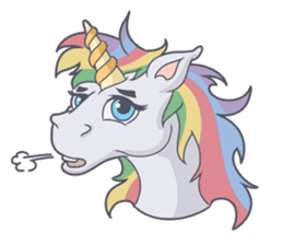 RAINBOW Unicorn ELLERY sticker #5868891