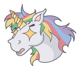 RAINBOW Unicorn ELLERY sticker #5868892