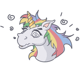 RAINBOW Unicorn ELLERY sticker #5868894
