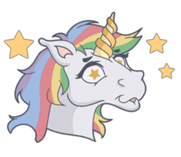RAINBOW Unicorn ELLERY sticker #5868895