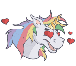 RAINBOW Unicorn ELLERY sticker #5868896