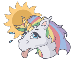 RAINBOW Unicorn ELLERY sticker #5868899