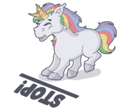 RAINBOW Unicorn ELLERY sticker #5868900