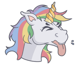 RAINBOW Unicorn ELLERY sticker #5868901